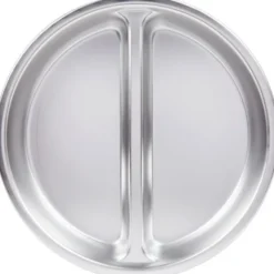 Bac Alimentaire Inox Rond 3,8L 2 Compartiments - Pujadas
