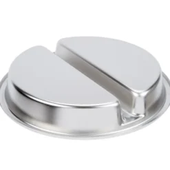 Bac Alimentaire Inox Rond 3,8L 2 Compartiments - Pujadas