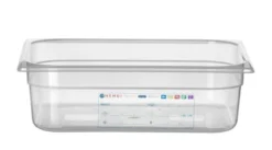 Bac de Stockage GN 1/2 6,5L Transparent 325x265x(P)100mm - Hendi