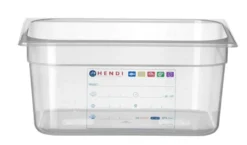 Bac de Stockage GN 1/2 9,5L Transparent 325x265x(P)150mm - Hendi