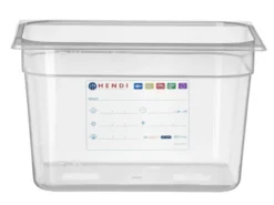 Bac de Stockage GN 1/2 12,5L Transparent 325x265x(P)200mm - Hendi