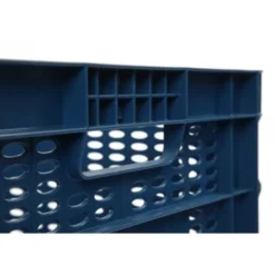 Bac EUROBOX Ajouré - 600X400XH330 - Bleu - Matériel CHR Pro