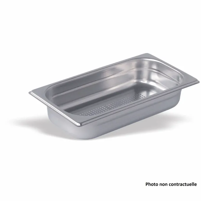 Bac Gastro Inox GN 1/3 Perforé - P 20 mm - Pujadas