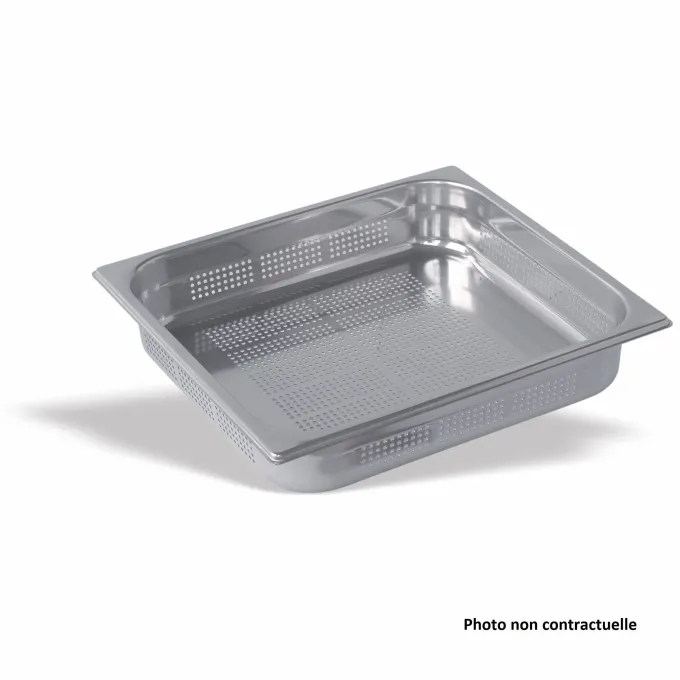 Bac Gastro Inox GN 2/3 Perforé - P 20 mm - Pujadas