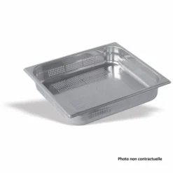 Bac Gastro Inox GN 2/3 Perforé - P 65 mm - Pujadas