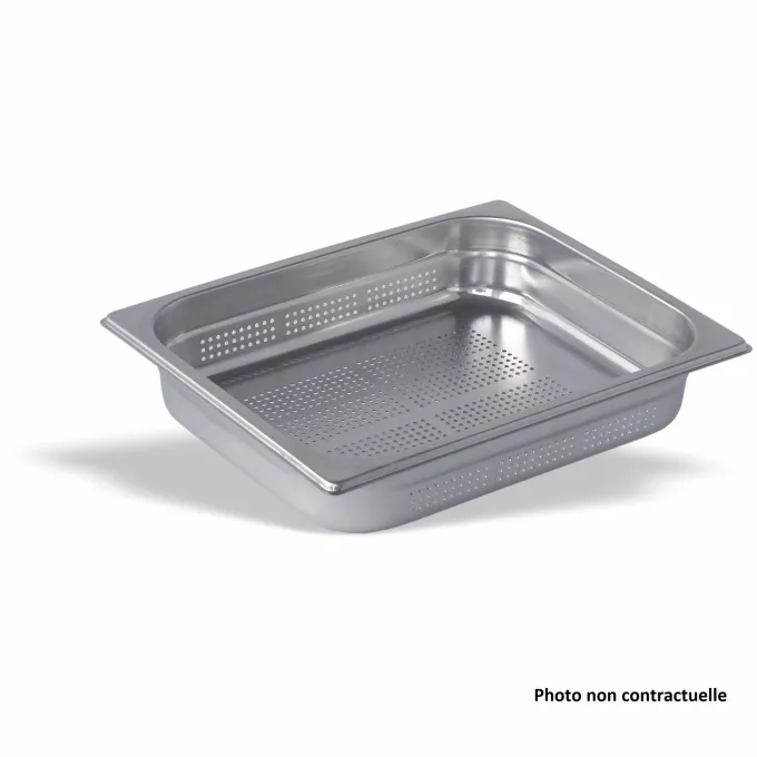 Bac Gastro Inox GN 1/2 Perforé - P 200 mm - Pujadas