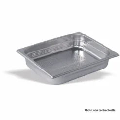 Bac Gastro Inox GN 1/2 Perforé - P 65 mm - Pujadas