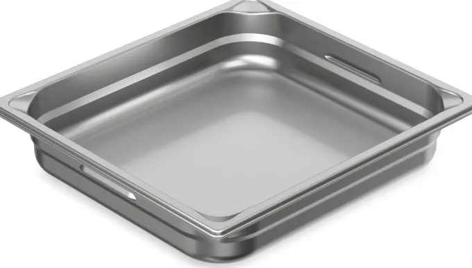 Bac Gastro Inox GN 2/3 - P 40 mm - Lot de 6 - Pujadas