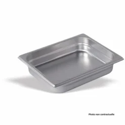 Bac Gastro Inox GN 1/2 - P 200 mm - Lot de 6 - Pujadas