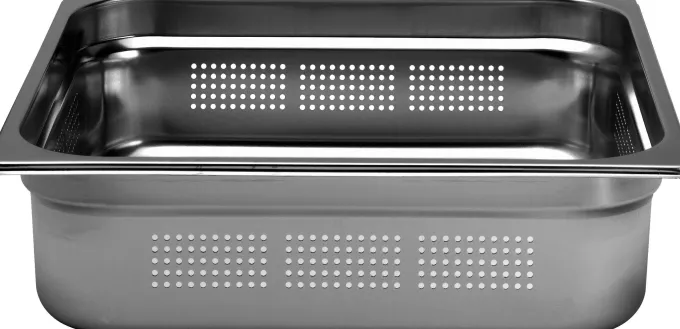Bac Gastro Inox GN2/3 P 100mm Perforé - L2G