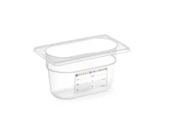 Bac Gastronorme GN 1/9 0,6L Transparent 176x108x(P)65 mm - Hendi