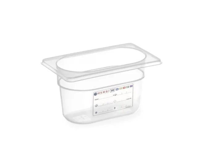 Bac Gastronorme GN 1/9 0,9L Transparent 176x108x(P)100 mm - Hendi