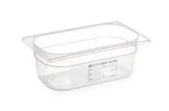 Bac Gastronorme GN 1/4 1,8L Transparent 265x162x(P)65 mm - Hendi