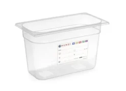 Bac Gastronorme GN 1/3 4L Transparent 325x176x(P)100 mm - Hendi