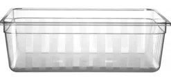 Bac Gastronorme GN 2/1 58L Transparent 650x530x(P)200 mm - Hendi