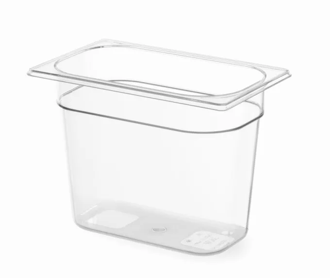 Bac Gastronorme Profi Line GN 1/4 2,8L Polycarbonate Transparent 265x162x(P)100 mm - Hendi