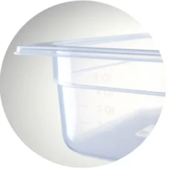 Bac Gastronorme Profi Line GN 1/2 6,5L Transparent 325x265x(P)100 mm - Hendi