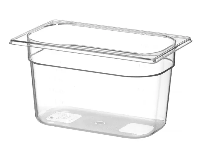 Bac Gastronorme Profi Line GN 1/4 4L Polycarbonate Transparent 265x162x(P)150 mm - Hendi