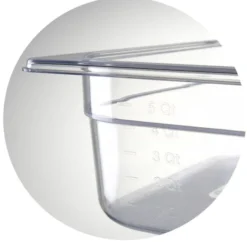 Bac Gastronorme Profi Line GN 1/2 6,5L Polycarbonate Transparent 325x265x(P)100 mm - Hendi