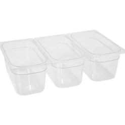 Bac Gastronorme Profi Line GN 1/3 5,7L Polycarbonate Transparent 325x176x(P)150 mm - Hendi