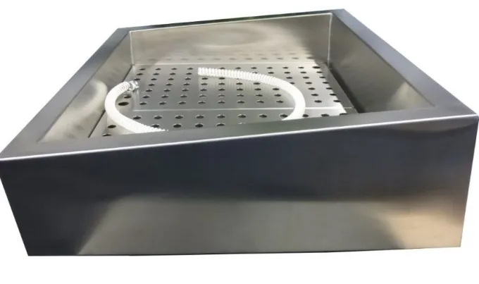 Bac à Glace Pilée Incliné 2/1GN - Combisteel