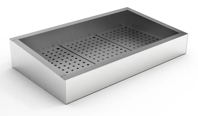 Bac à Glace Pilée Incliné 3/1GN - Combisteel
