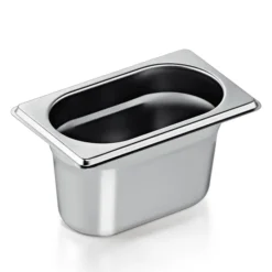 Bac GN 1/9 ECO en Acier au nickel-chrome 1,5 L P 150 mm - Lot de 6 - Was Germany