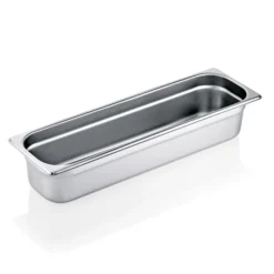 Bac GN 2/4 en Acier Chrome 5,6 L P 100 mm - Was Germany