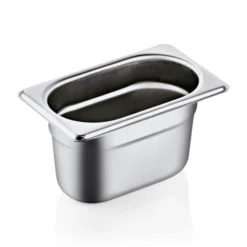 Bac GN 1/9 en Acier Chrome 1 L P 100 mm - Was Germany