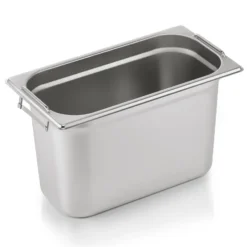Bac GN 1/3 Inox avec Poignées Tombantes 7 L P 200 mm - Was Germany