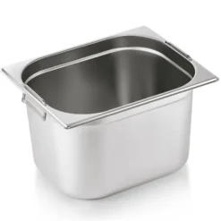 Bac GN 1/2 Inox avec Poignées Tombantes 11,5 L P 200 mm - Was Germany
