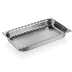 Bac GN 1/1 Inox 18/8 Perforé - 9 L P 65 mm - Was Germany