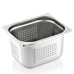 Bac GN 1/2 Inox 18/8 Perforé - 11,5 L P 200 mm - Was Germany