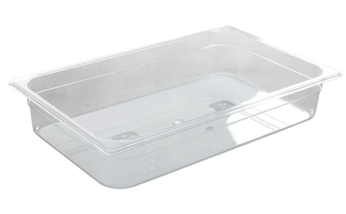 Bac GN 1/1 Profi Line 14L Polycarbonate Transparent 530x325x(P)100mm - Hendi
