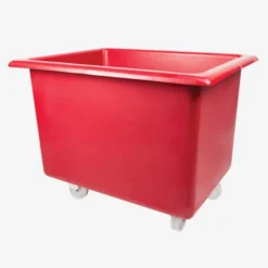 Bac Grand Volume 310 Litres 4 Roues - Rouge - Gilac