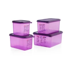 Bac hermétique violet anti allergénique 6 L - Araven GN 1/3