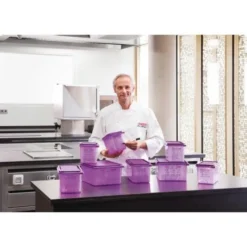 Bac Hermétique Violet Anti Allergénique 2,6 L GN 1/3 - Araven