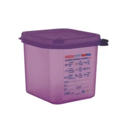 Bac Hermétique Violet Anti Allergénique 2,6 L GN 1/3 - Araven