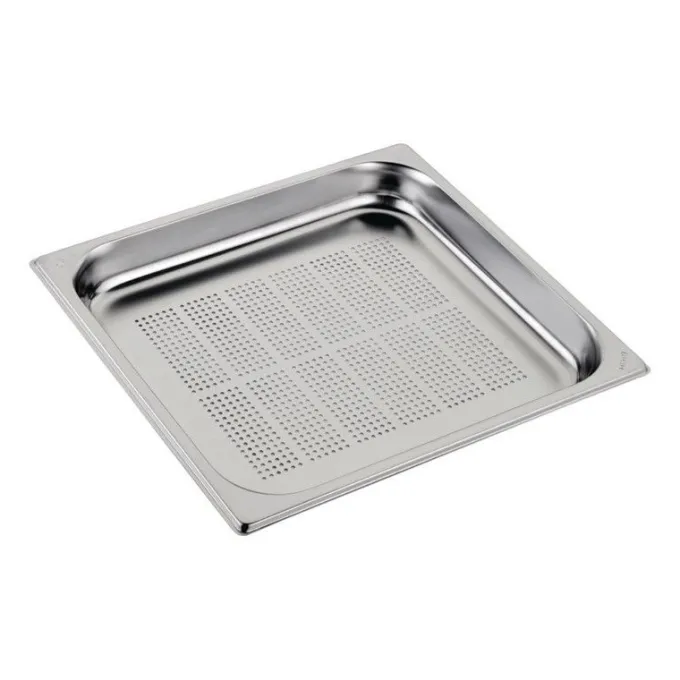 Bac inox perforé GN 2/3 - Profondeur 20 mm - Gastro M