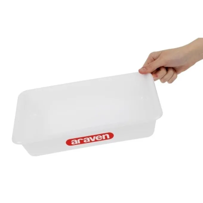 Bac Plastique Alimentaire Empilable 345 x 235 x 75 mm - Araven