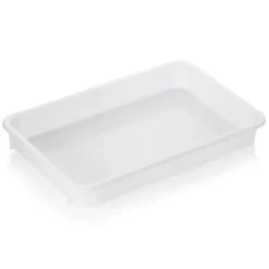 Bac pour pate a pizza en Polypropylène L 600 mm l 400 mm H 80 mm - Was Germany