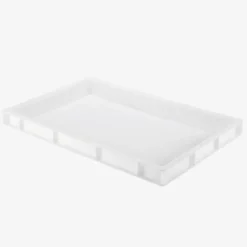 Bac à pâtons 600 x 400 x 55 mm 9 L - blanc - Gilac
