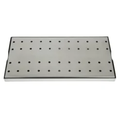 Bac récepteur inox professionnel 400 x 200 mm - Olympia