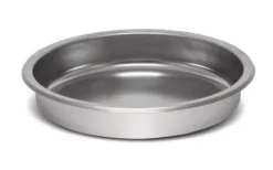 Bac Rond en Acier Inoxydable pour Chafing Dish - Pujadas