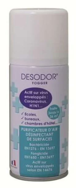 Bactéricide Unidose Aérosol - Lot de 2 Colis de 12x150ml - Sico