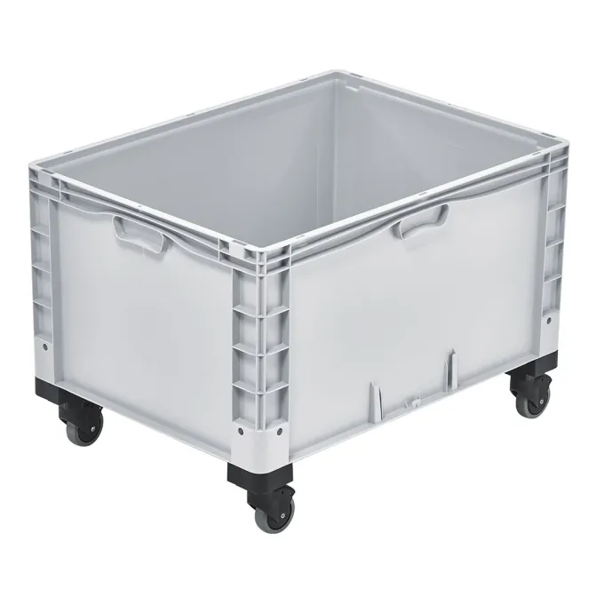 Bac 800X600X220 avec 4 Roulettes -2 Freins - Matériel CHR Pro