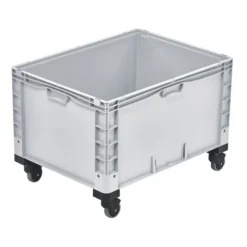 Bac 800X600X420 avec 4 Roulettes -2 Freins - Matériel CHR Pro