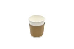Bague isolante en carton pour gobelet 240 ml - 1000 unités - Betik
