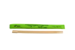 Baguette chinoise en bois emballée individuellement 21 cm - 2000 unités - Betik