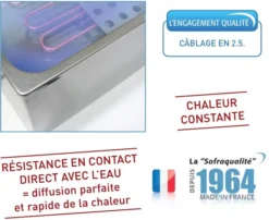 Bain-marie compact avec vidange 230 V 18 L - Gamme Tradition - Sofraca